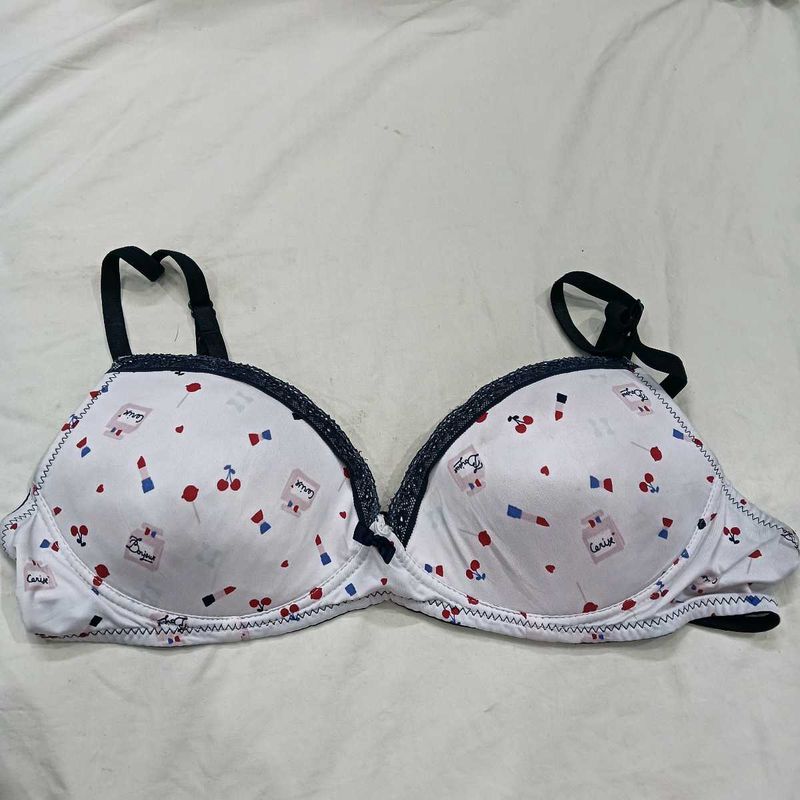 Cute Cherry 🥰&amp; Lipstick Print Bra