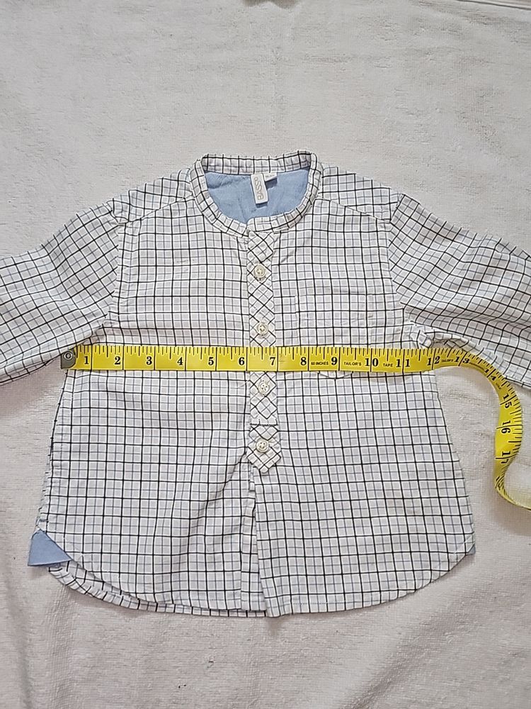 Girls Check Shirt