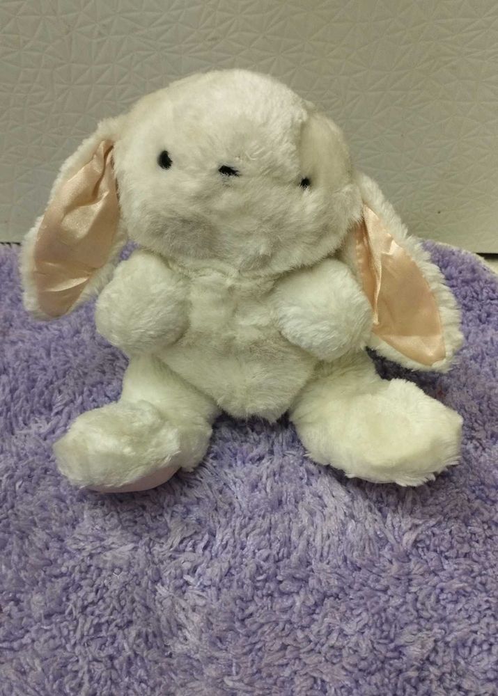 Soft White Bunny Stuffed Animal