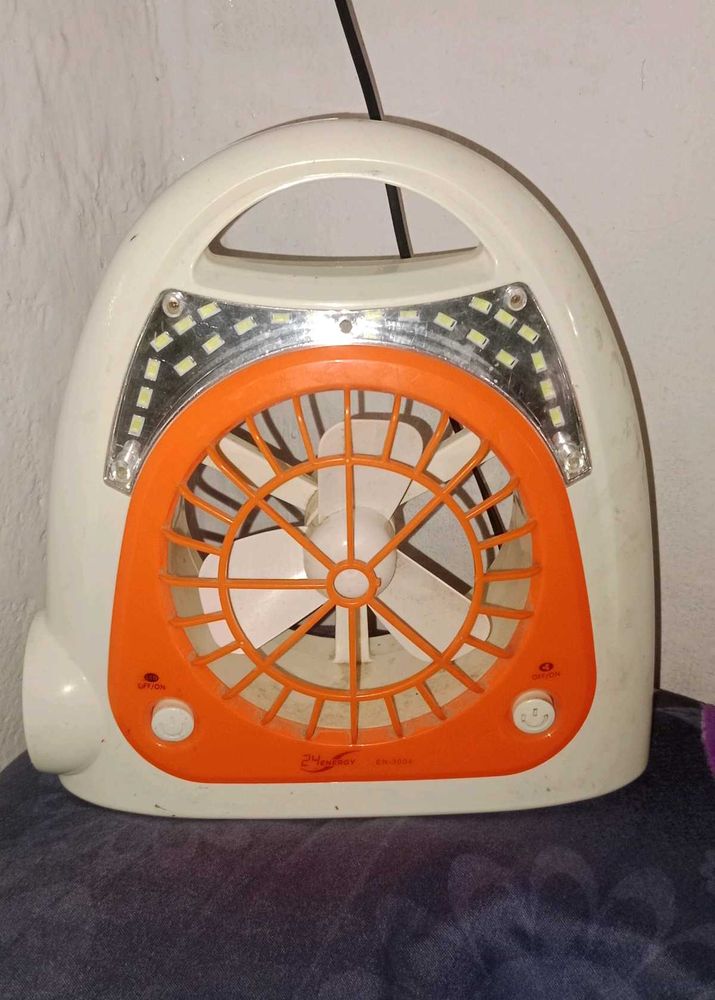 Portable LED Fan with Light