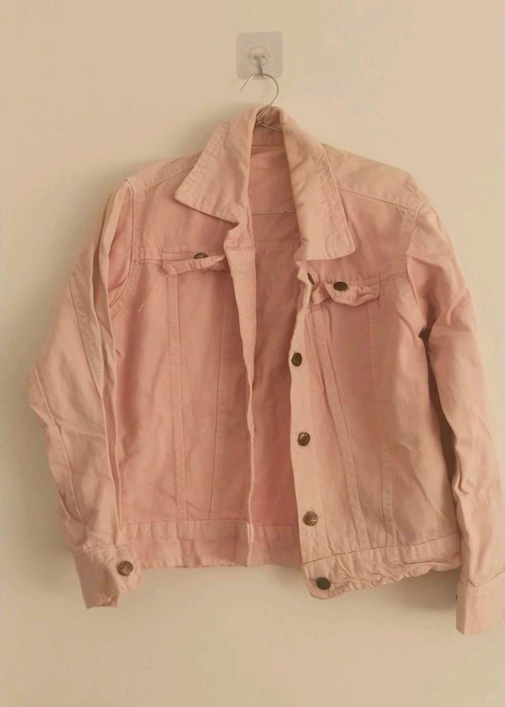 Light Pink Denim Jacket