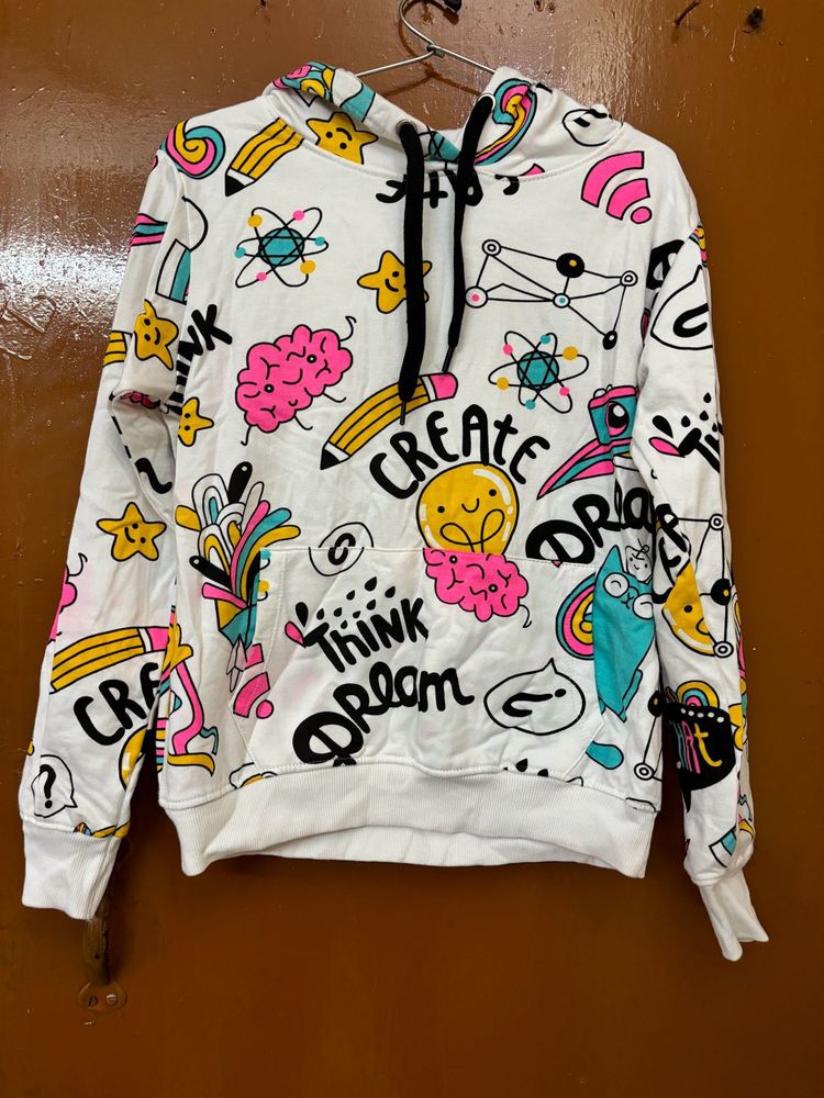 Multicoloured Hoodie For Winters