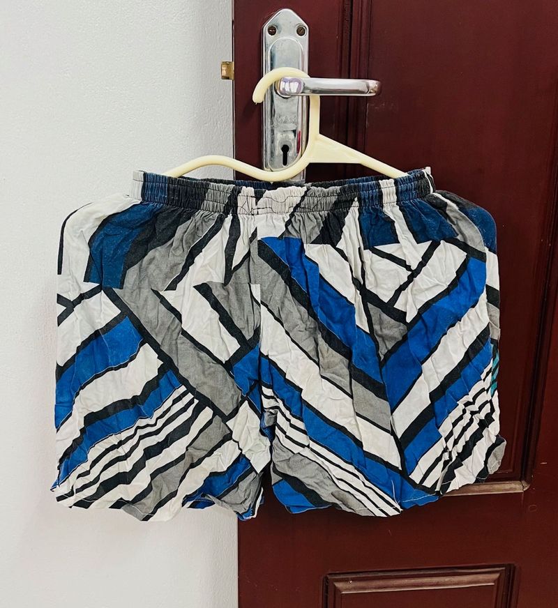 Geometric Print Cute Lounge Shorts