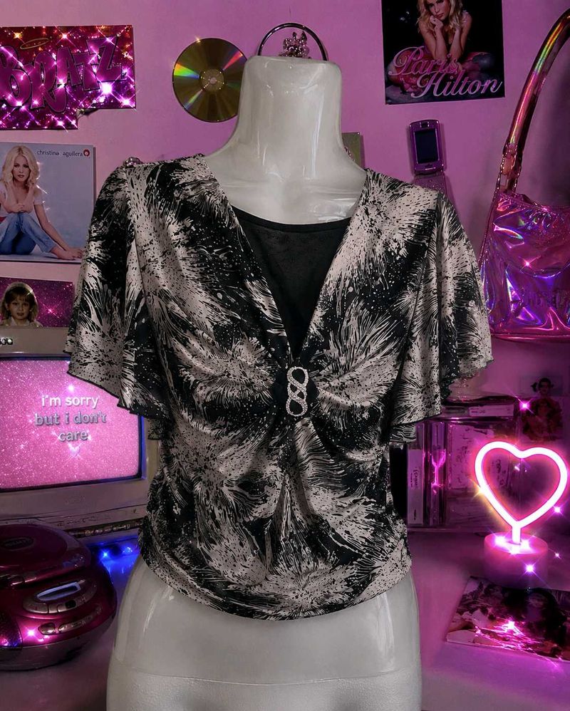 Y2K Abstract Top
