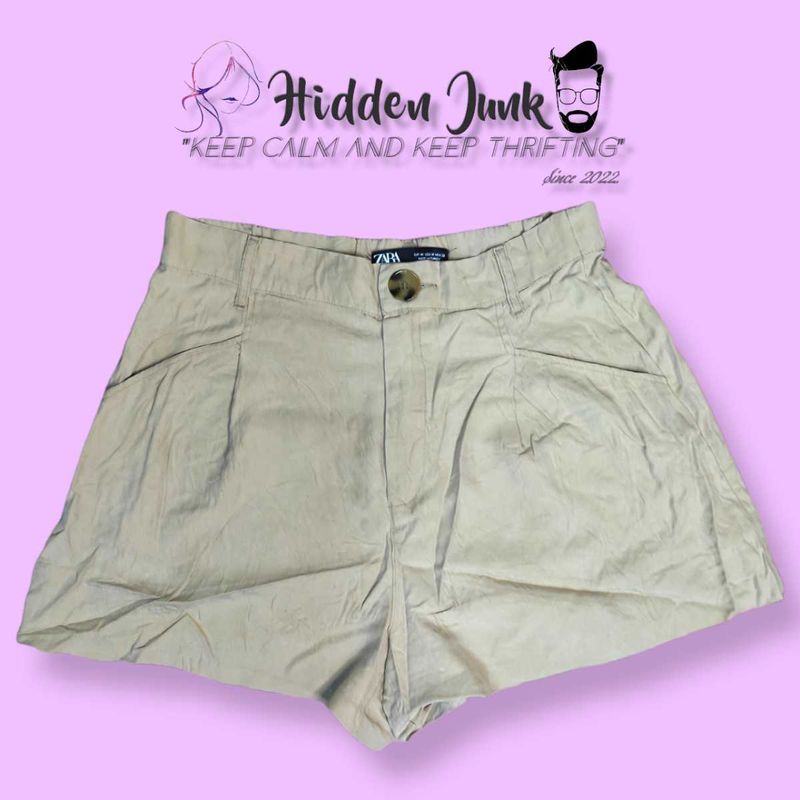 Zara Beige Shorts