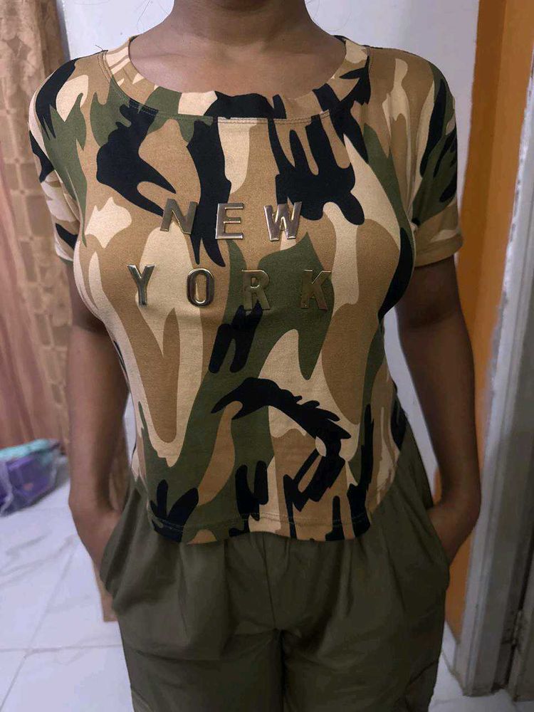 Camouflage "New York" T-Shirt