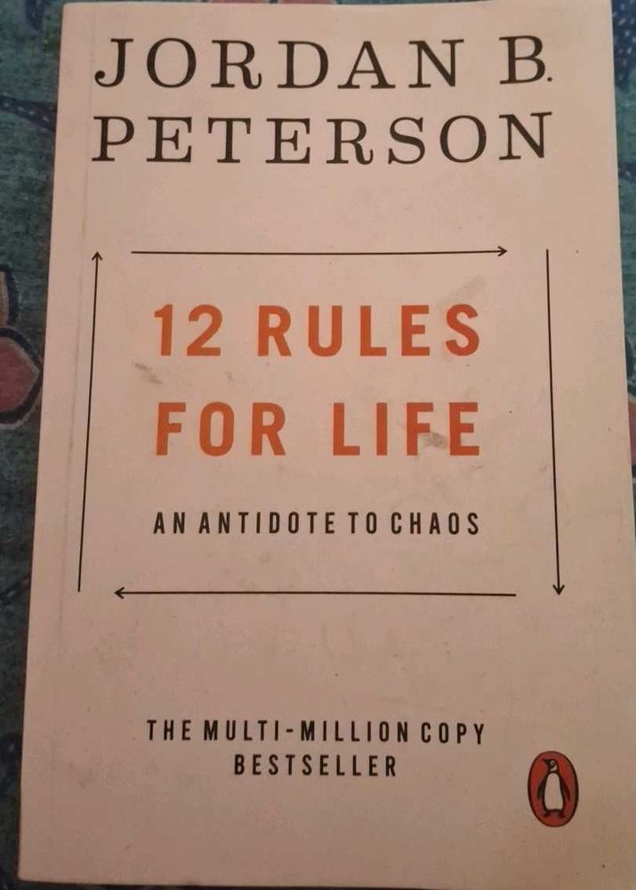 Jordan B. Peterson 12 Rules For Life Book