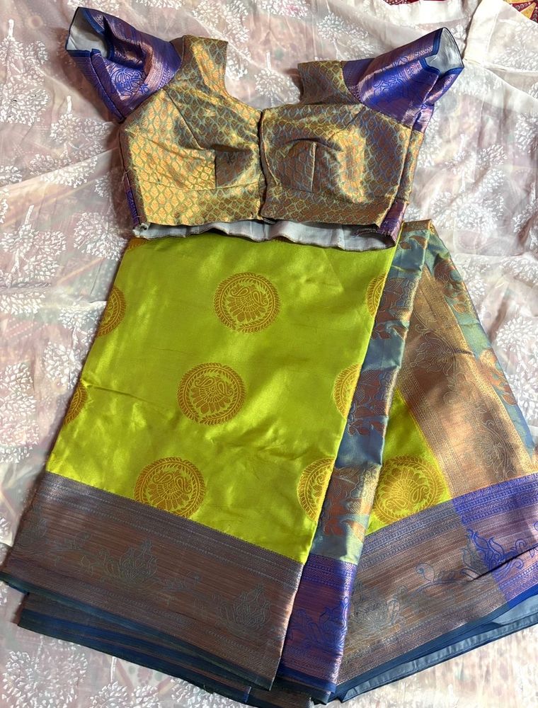 Designer Silk Saree with Stitched Blouse