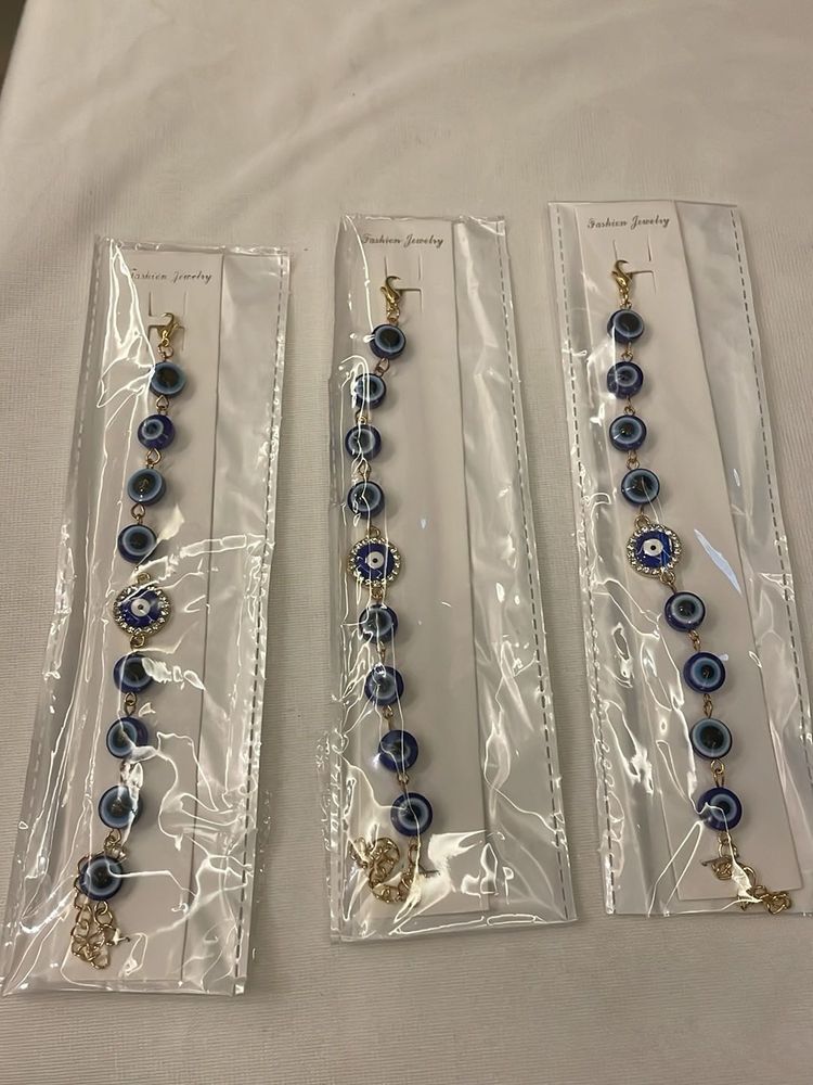 Evil Eye Beaded Bracelet Set
