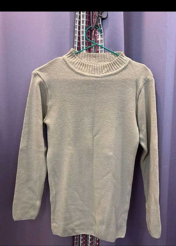 Beige Knit Sweater