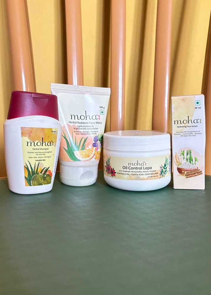 Moha Skincare Set - Face Mask, Serum &amp; More