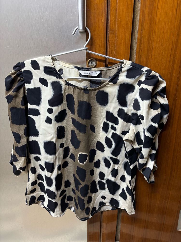 Animal Print Top