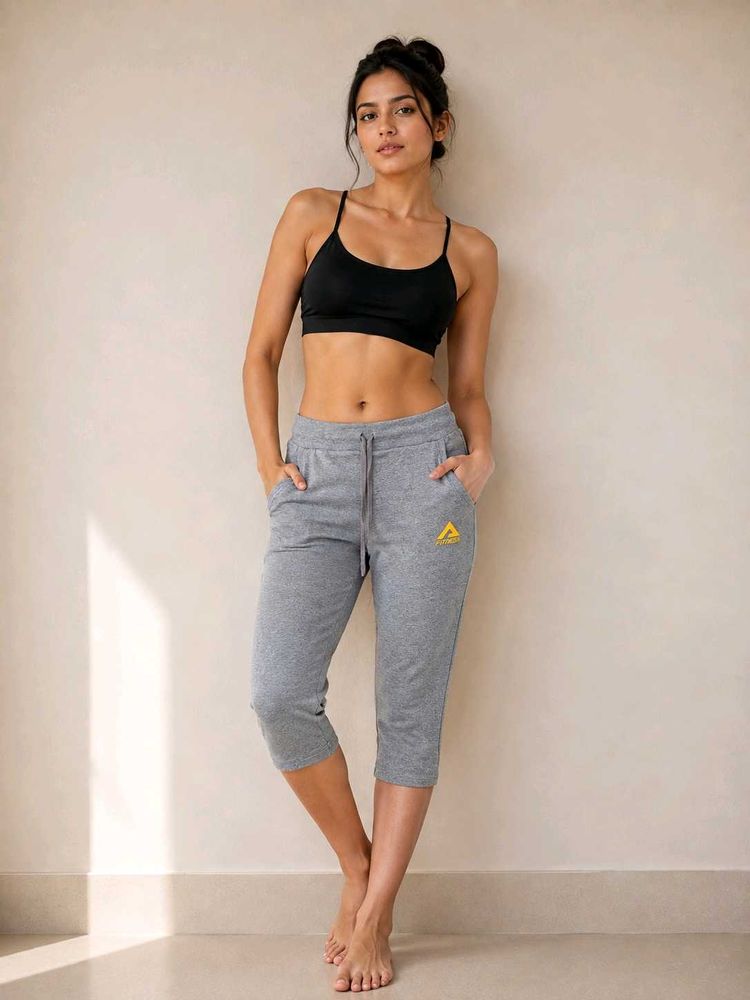Grey Capri Sweatpants
