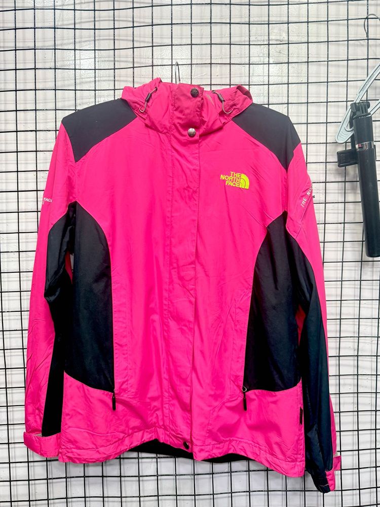 North Face Pink Black Jacket