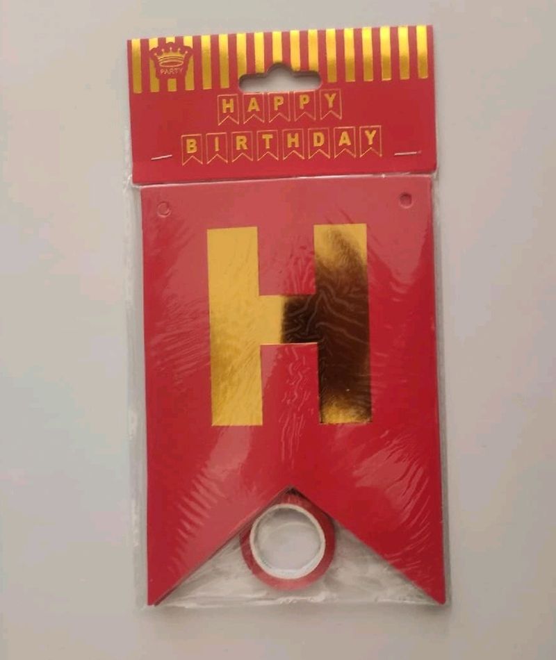 Birthday Banner for Decoration