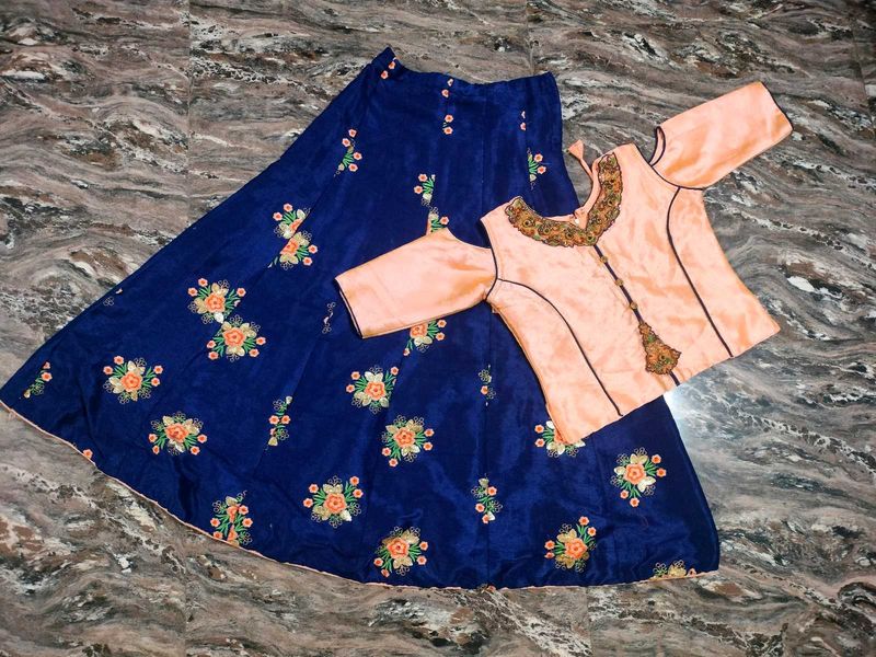 Embroidered Lehenga Choli Set
