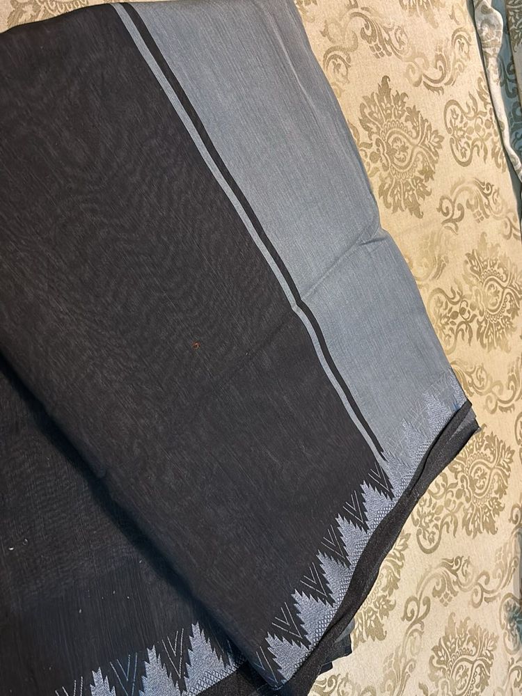 cotton dual shade saree