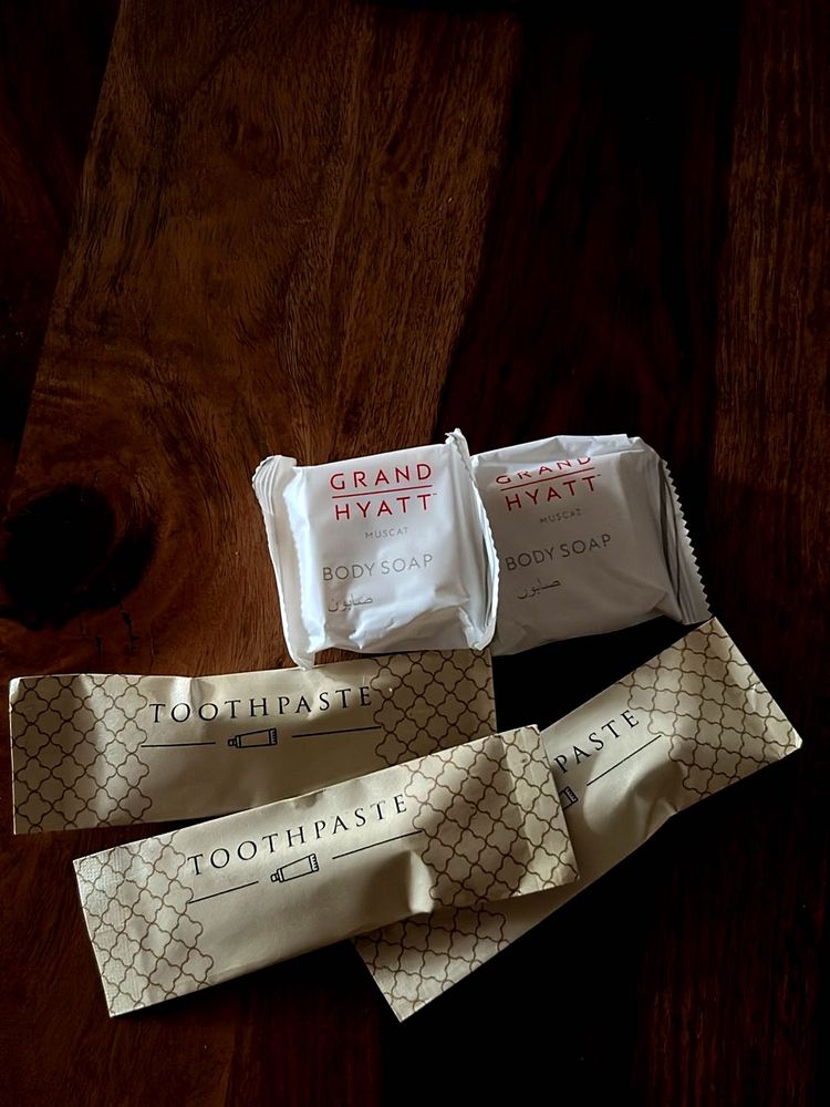 Premium quality body soap + toothpaste