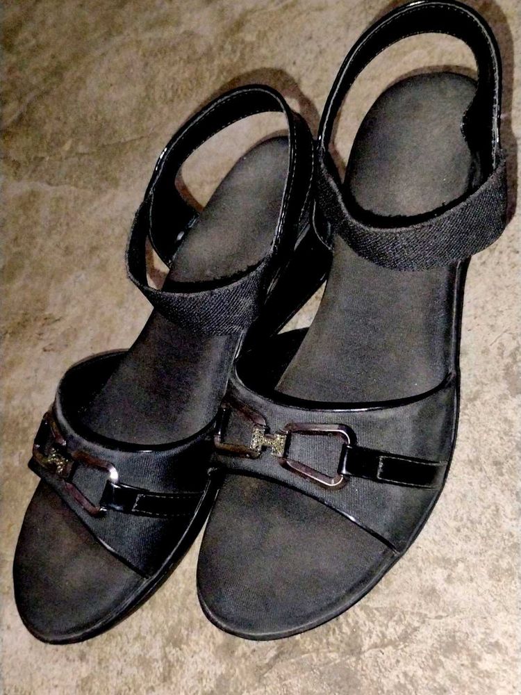 black heels