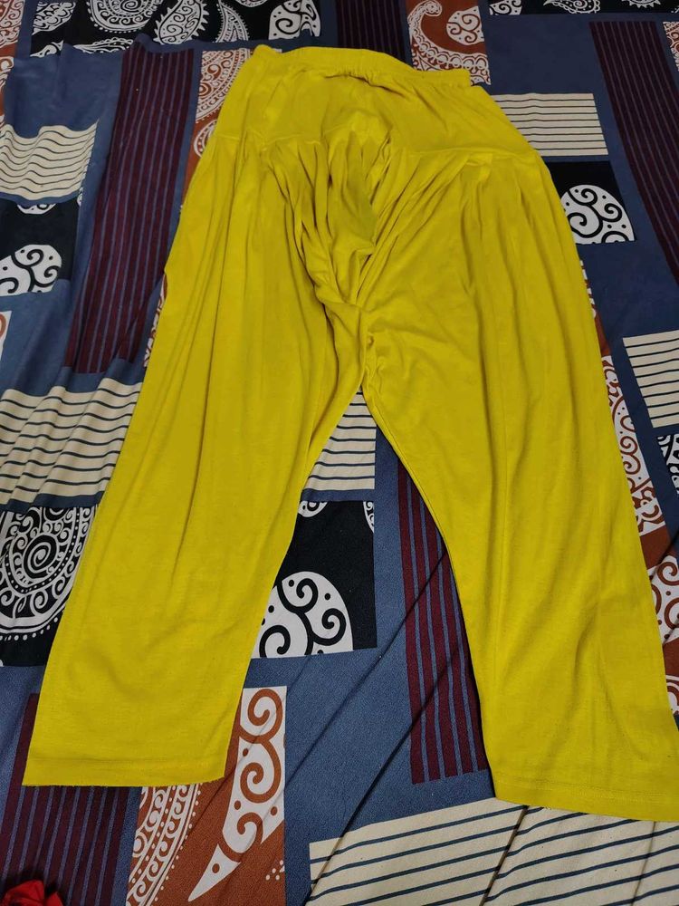 Bright Yellow Palazzo Pants