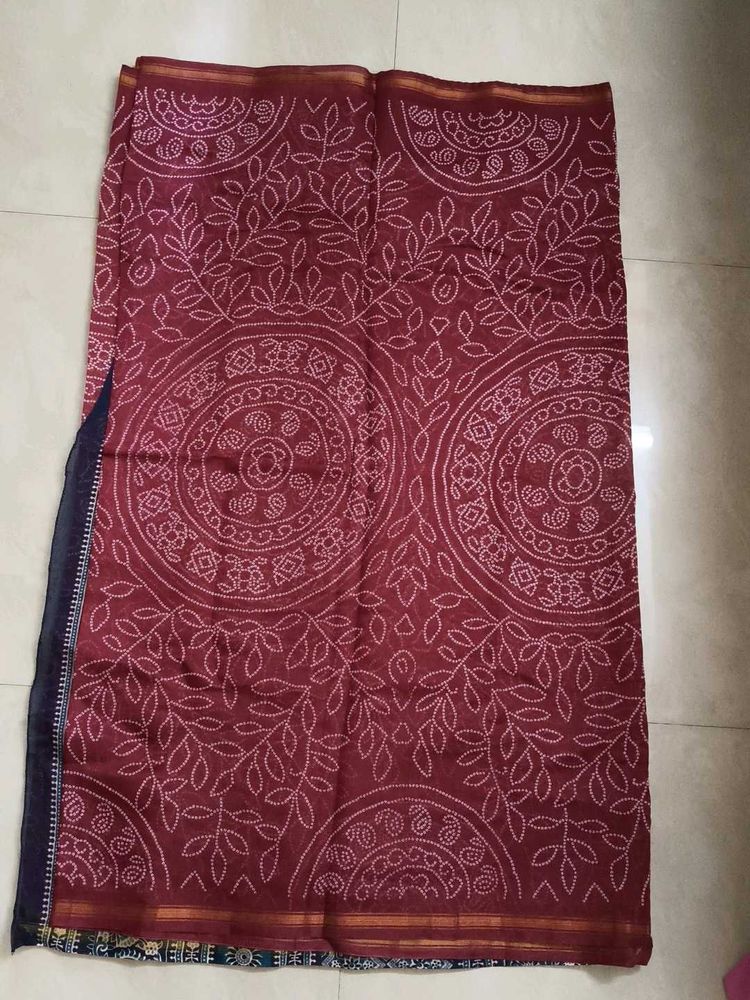 Elegant Bandhani Saree
