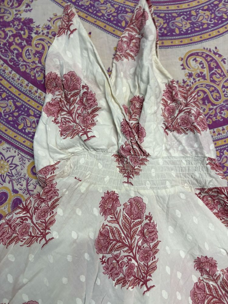 Boho Floral Print Sundress