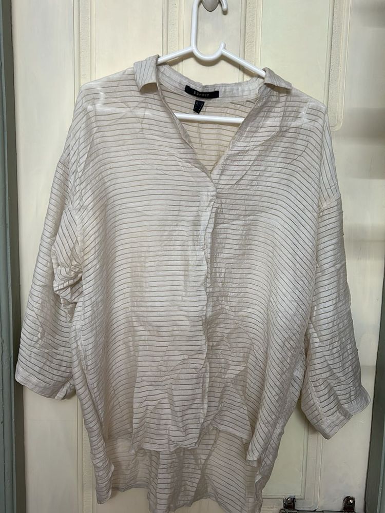 Striped Oversized Blouse