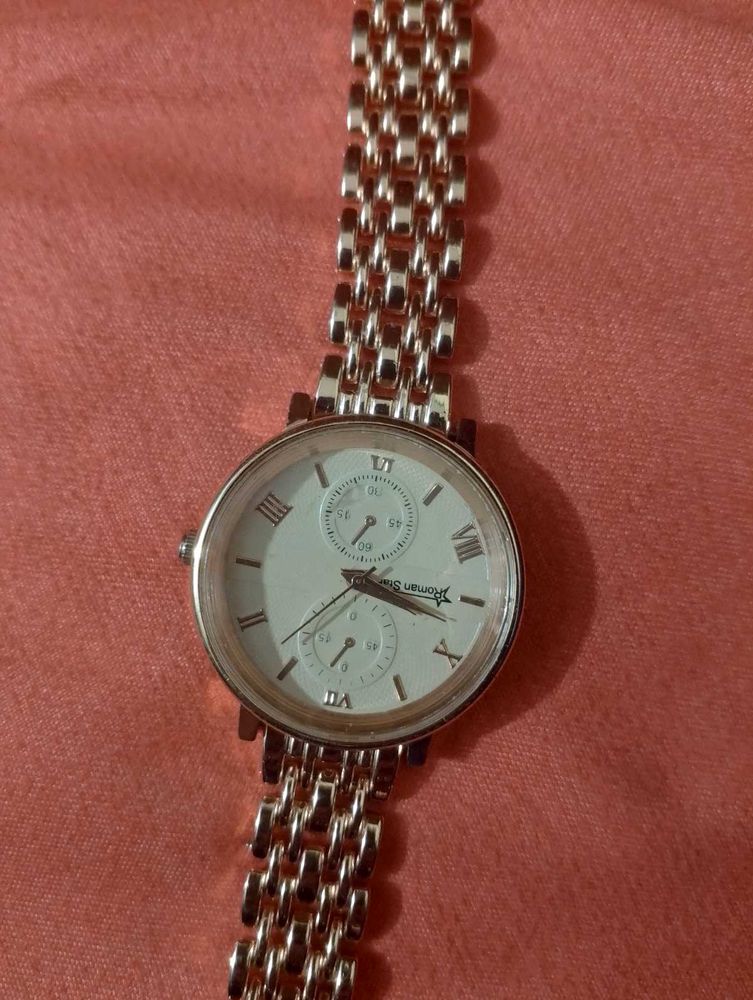 Elegant Rose Gold Tone Watch
