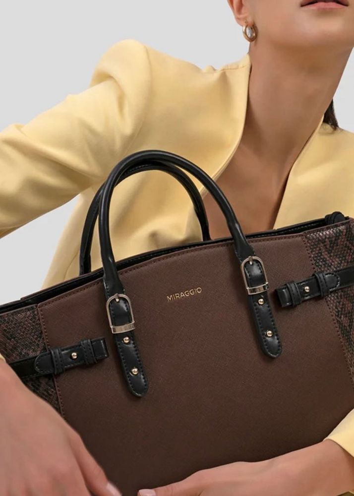 Chic Brown Tote Bag