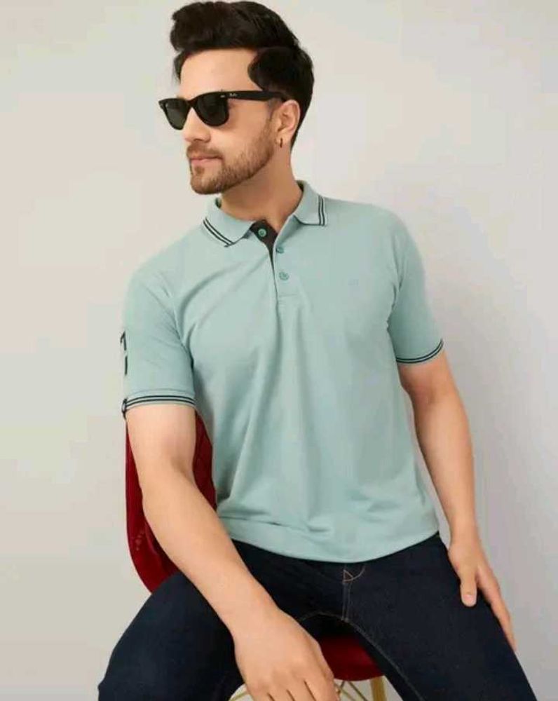 Men's Casual Polo neck coller tshirt