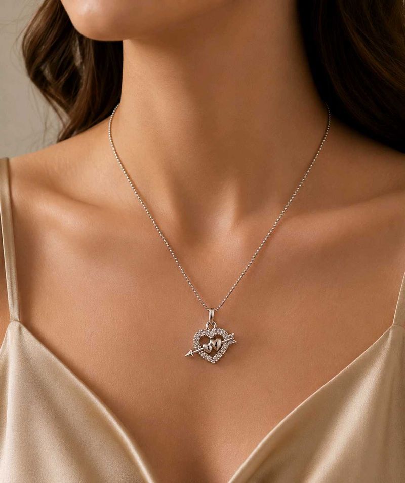 Heart Arrow Necklace