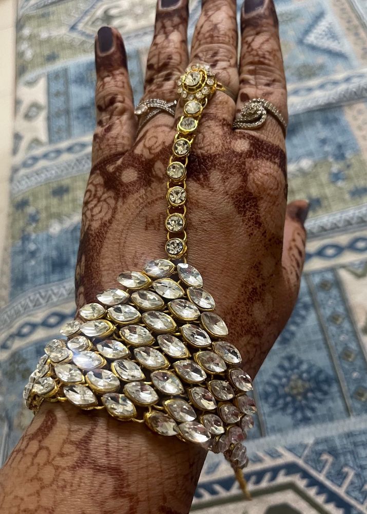 Statement Hand Harness with Stones