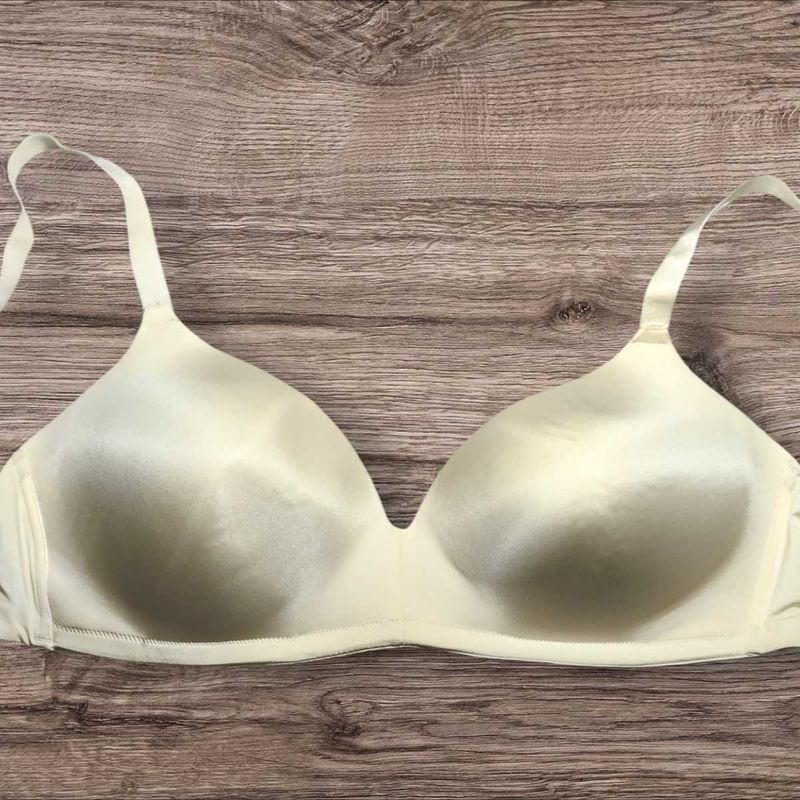Next Comfortable Light Yellow Padded Bra