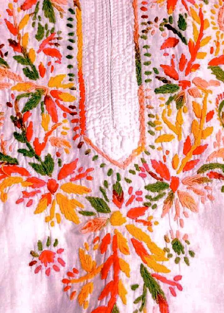 hand work chicken kari Kurta