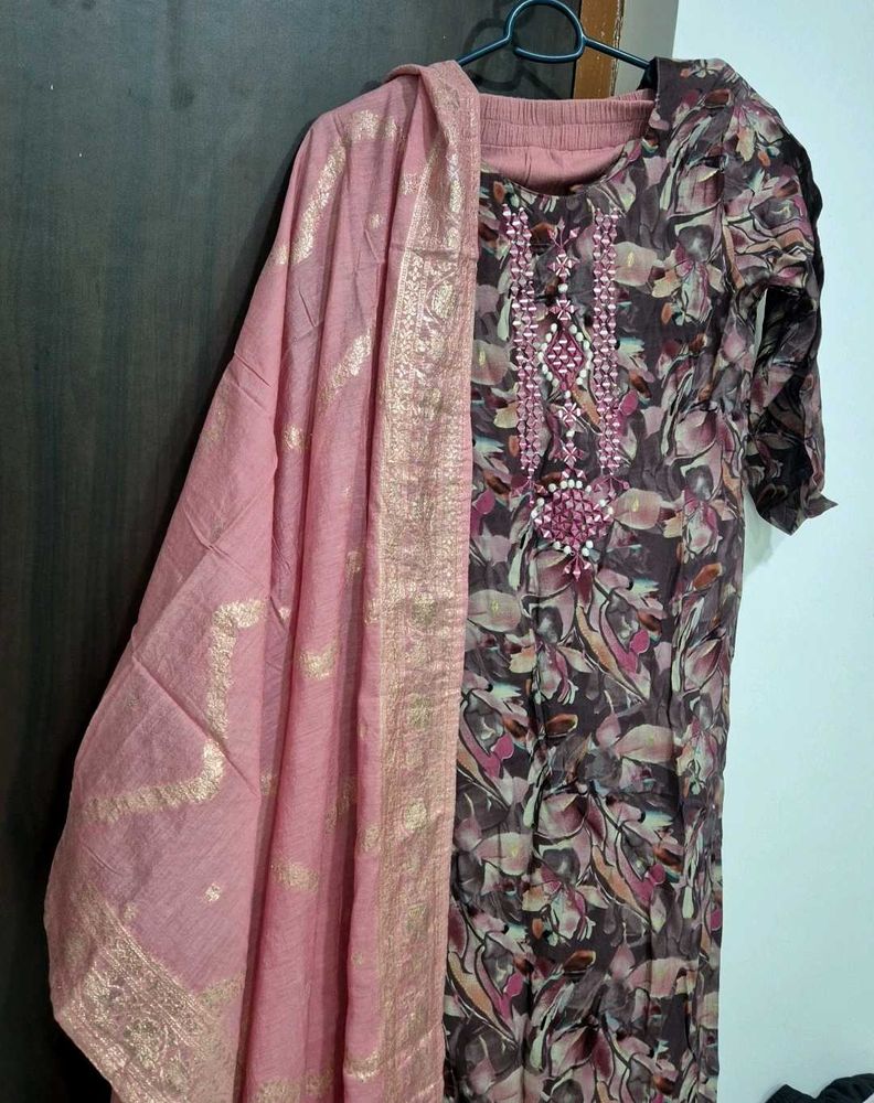 Beautiful Printed Kurta Set with Dupatta
