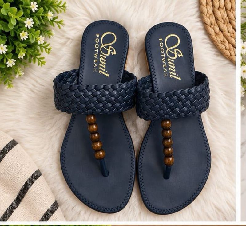 Woven Thong Sandals