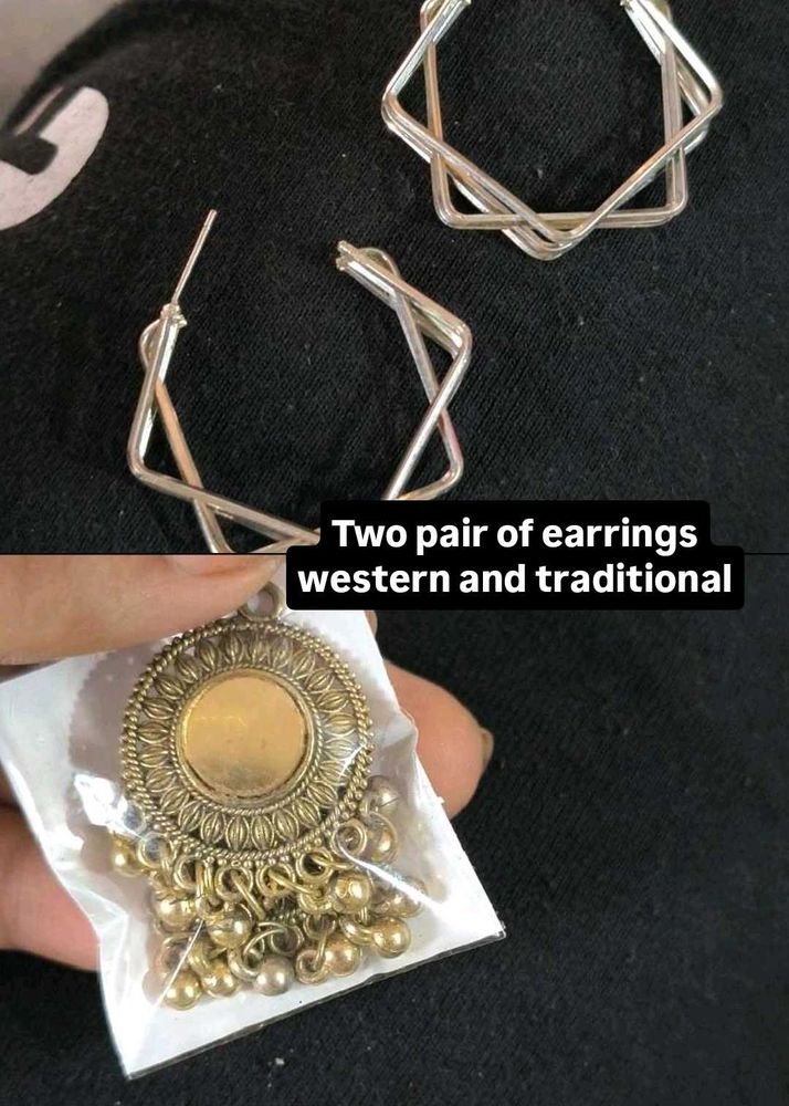 Beautiful Antique Gold Jhumkas