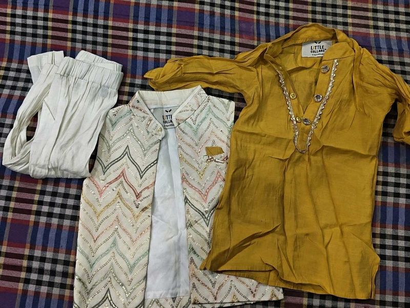 2-3 years Boys Ethnic Kurta Set with Jacket