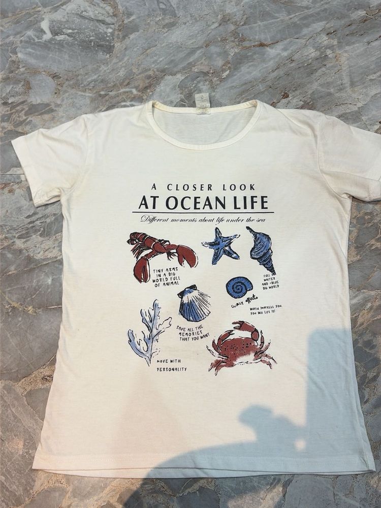 Ocean Life Graphic T-Shirt