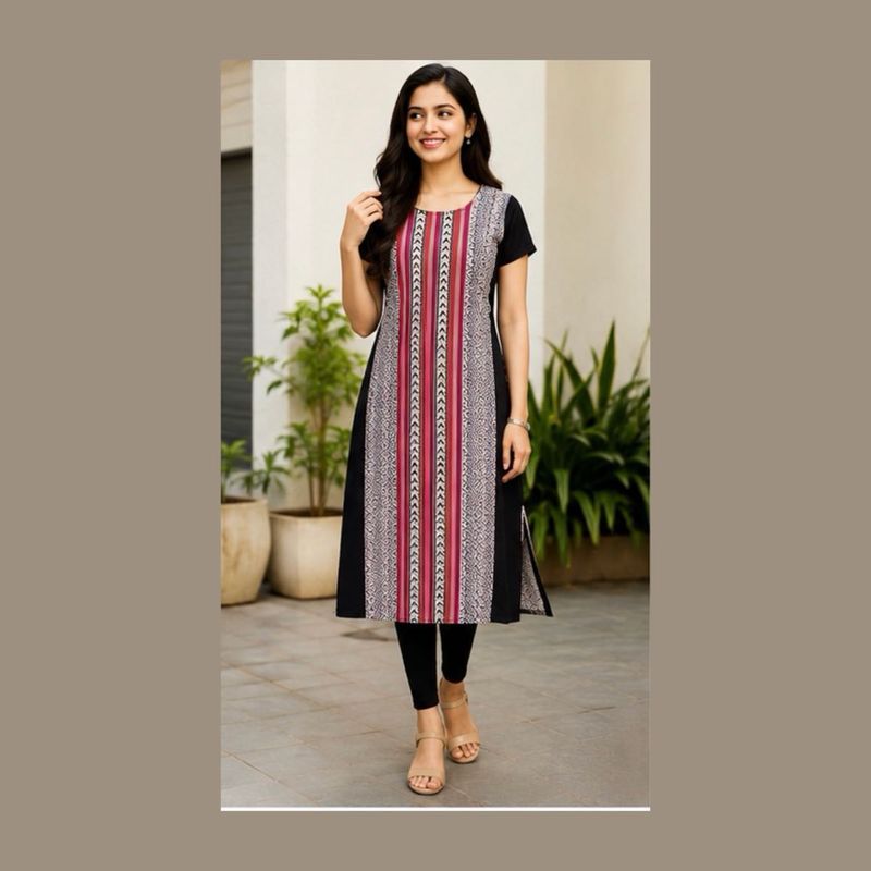 Women’s Printed Straight Kurti