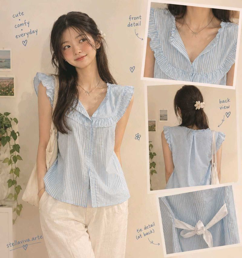 cute stripped top for women
