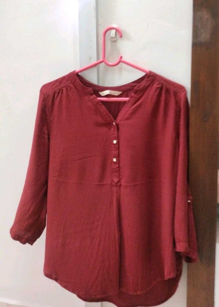 rust red tunic top/kurti🎀