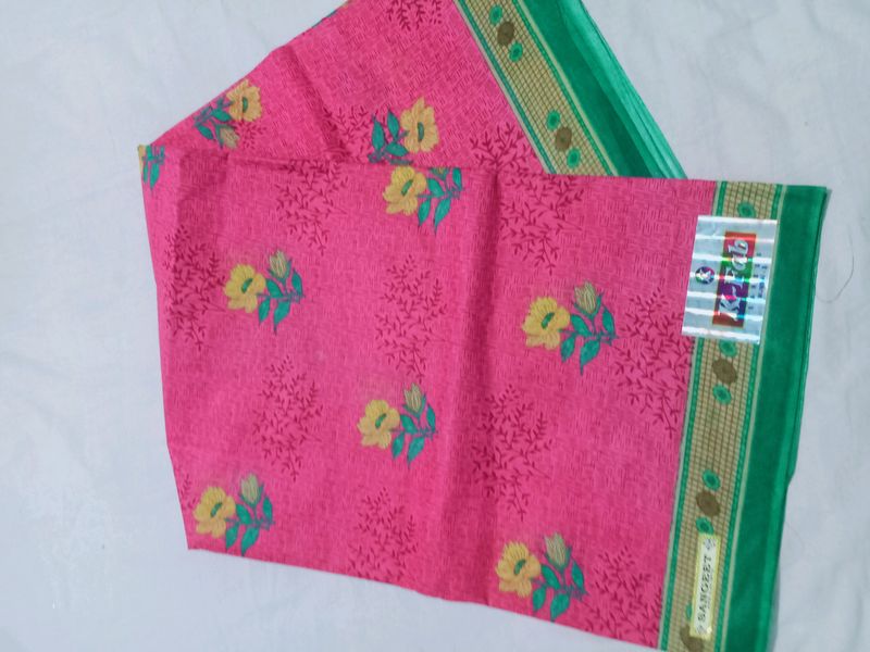 Cotton Printed Saree