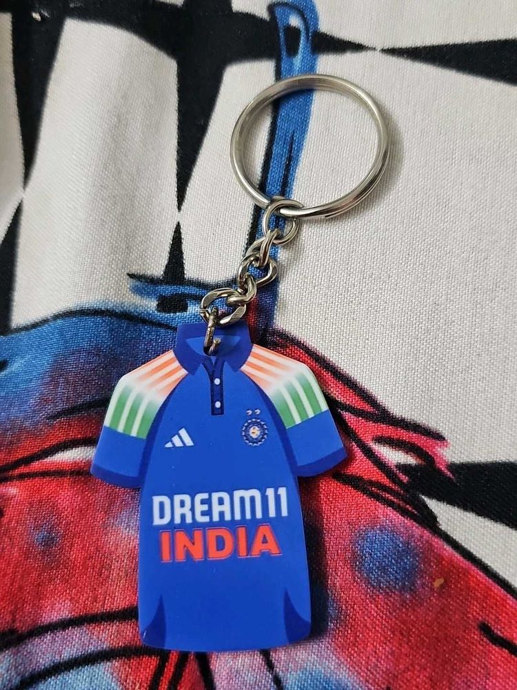 India Cricket Jersey Rohit Sharma Keychain