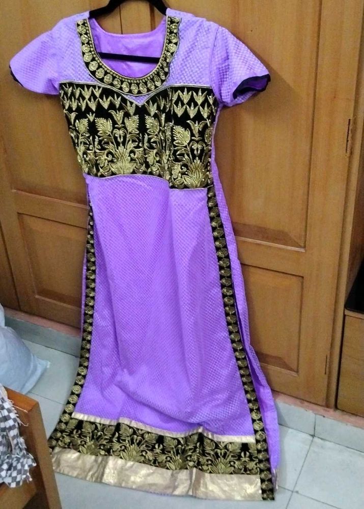 Purple Kurta with pant &amp; dupatta