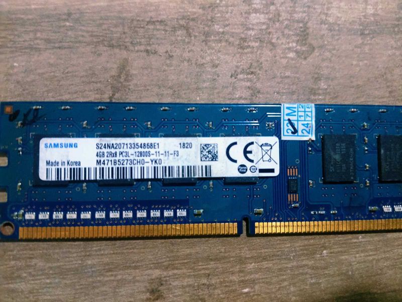 Samsung  ddr3 4gb  full work single stic