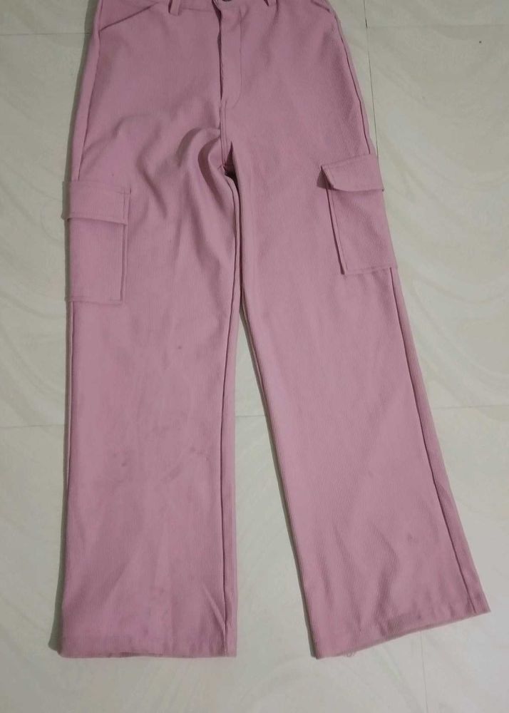 Pink Cargo Pants