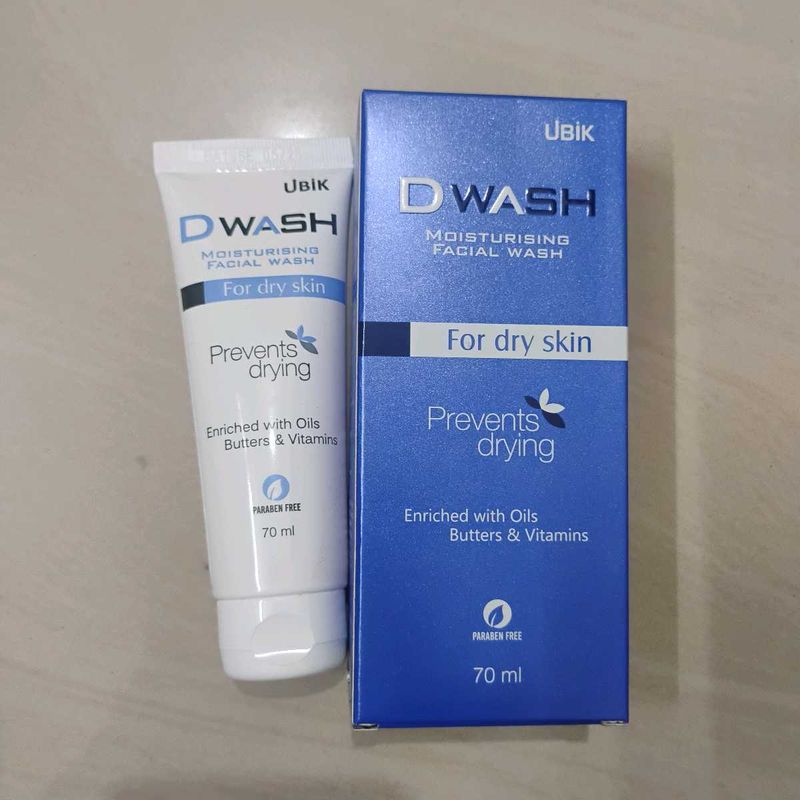 DWASH Moisturising Facial Wash (70ml)
