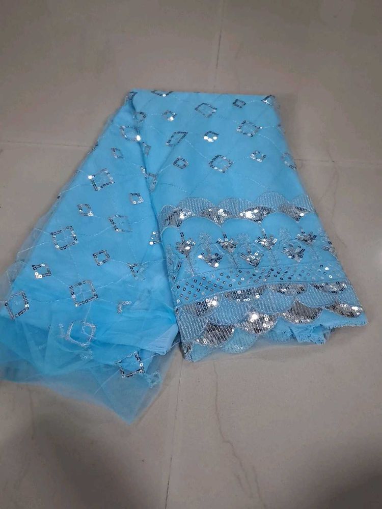 Stunning Blue Sequin Kurta Set