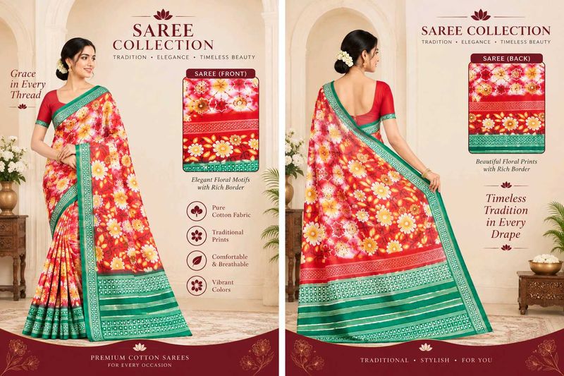 Georget Zari sarees